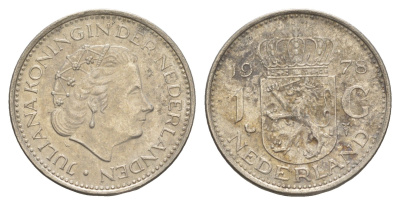 Нидерланды 1 гульден 1978 Юлиана (1948-1980) KM 184a никель 4519-515