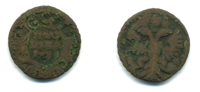 Россия полушка 1735 Анна Иоанновна (1730-1740) Биткин 343 медь 53-1011