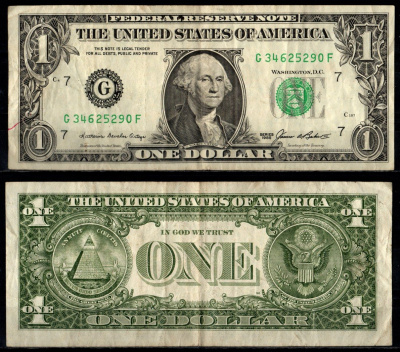 США 1 доллар 1985 Pick 474 бумага 7221-60-3-1