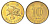Гонконг 10 центов 1998 KM 66 сталь плакированная латунью UNC 4701-155