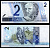 Бразилия 2 реала ND (2001-2012) Pick 249 e бумага UNC (пресс) 7191-16-3-1