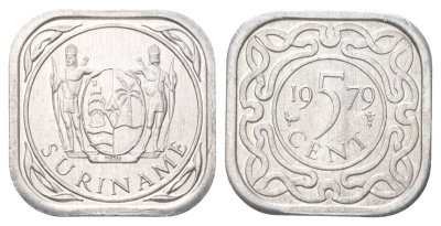 Суринам 5 центов 1979 KM 12.1a алюминий UNC 4625-315