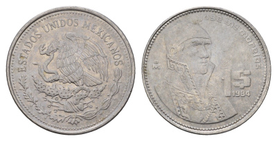 Мексика 1 доллар 1984 KM 496 нержавеющая сталь 3336-127