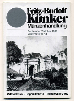 ФРИТЦ-РУДОЛЬФ КЮНКЕР КАТАЛОГ ФИКСИРОВАННЫХ ПРОДАЖ (LAGERKATALOG) 1980 СЕНТЯБРЬ-ОКТЯБРЬ, № 42 00-01-01-34
