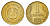 Болгария 1 стотинка 1974 KM 84 латунь UNC 4682-426