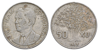 Южный Вьетнам 50 су 1963 KM 6 алюминий 4159-1036