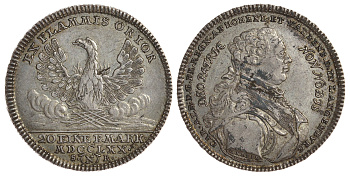 Гогенлоэ 1/2 талера 1770 Карл (1750-1793) Albrecht 294 серебро 10-009-70