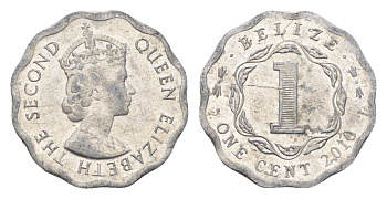 Белиз 1 цент 2010 KM 33a алюминий 4664-658