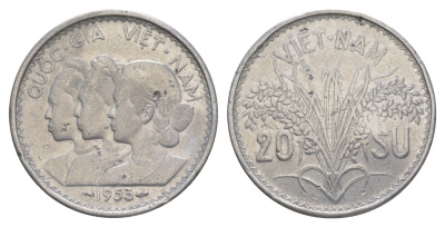 Южный Вьетнам 20 су 1953 KM 2 алюминий 4159-457
