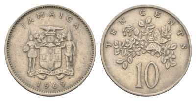 Ямайка 10 центов 1969 KM 47 медно-никель 4663-931