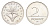 Венгрия 2 форинта 1994 KM 693 медно-никель UNC 4705-1154