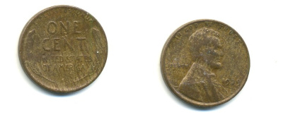 США 1 ЦЕНТ 1939 ЛИНКОЛЬН KM 132 бронза 76-144