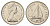 Багамские Острова (Багамы) 25 центов 1969 KM 6 никель UNC 4688-1016