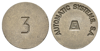 Европа жетон диаметр 27,5 мм, вес 8,2 гр медно-никель 4656-531