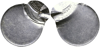 Бурунди 5 франков 1971 брак чекана KM 16 алюминий 1520-541