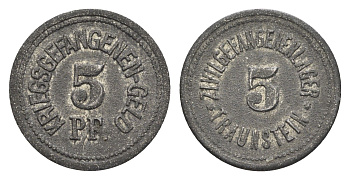 Траунштайн 5 пфеннигов ND Men05 25113.3, Men18 31430.3 железо 1531-1142