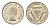 ЮАР 3 пенса 1959 Елизавета II (1952-2022) KM 47 серебро 4690-919
