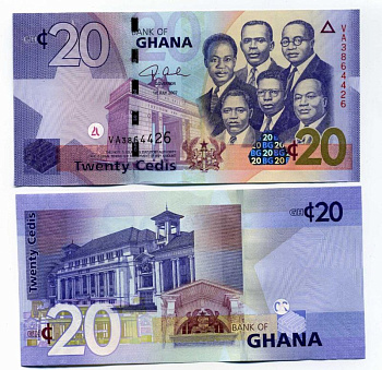 Гана 20 седи 2007 Pick 40 бумага UNC (пресс) 451-61-3