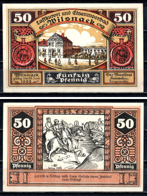 Вильснак (Пруссия, Бранденбург) 50 пфеннигов 1922 2193-46-3-1