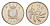 Мальта 2 цента 2002 оливковая ветвь KM 94 медно-никель UNC 4164-319