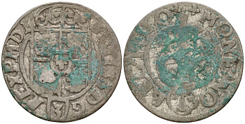 Польша 3 полкера (3 полторака - 1 крейцер) ND (1620-1627) Сигизмунд III Ваза (1587-1632) KM 41 серебро 4158-1119