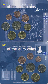 Финляндия евронабор из 8 монет 2002 официальный выпуск в пластике    UNC  3897-6-1