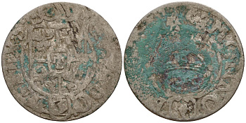 Польша 3 полкера (3 полторака - 1 крейцер) ND (1620-1627) Сигизмунд III Ваза (1587-1632) KM 41 серебро 4158-1116