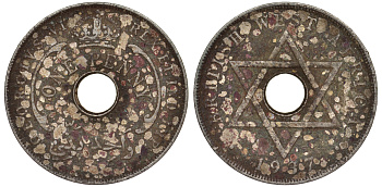 Британская Западная Африка 1 пенни 1937 KN, Георг VI KM 19 медно-никель 25-2113