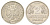 ФРГ 2 марки 1951 J, год-тип KM 111, J. 386 медно-никель 1521-1525