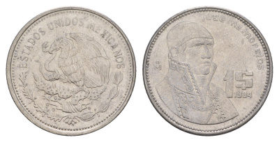 Мексика 1 песо 1984 KM 496 нержавеющая сталь 4656-1226