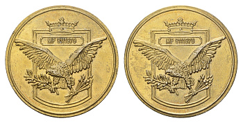 Нидерланды медаль на удачу диаметр 31 мм, вес 2,8 гр пластик 1076-7-42