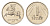 Литва 1 лит 1991 год-тип KM 91 медно-никель 4687-1251