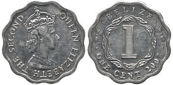 Белиз 1 цент 2007 KM 18 алюминий UNC M35-06