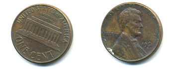 США 1 цент 1961 D, Авраам Линкольн KM 201 медь цинк 86-159