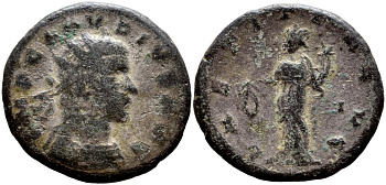 Римская Империя антониниан 269 Клавдий II Готский Very fine бронза 270-315