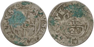 Польша, Эльбинг 3 полкера (3 полторака - 1 крейцер) 163s Густав II Адольф (1621-1632) Kop 9602-9607 серебро 4160-237