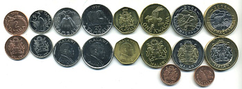 Малави лот из 9 монет 1996-2006 1, 2, 5, 10, 20, 50 тамбала, 1, 5, 10 квача, животные UNC M77-20