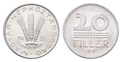 Венгрия 20 филлеров 1985 BP KM 573 алюминий UNC 4664-1216