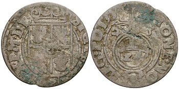 Польша 3 полкера (3 полторака - 1 крейцер) 1625 Сигизмунд III Ваза (1587-1632) Gorecki B.25, KM 41 серебро 4158-1018