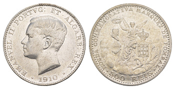 Португалия 500 реалов (рейсов) 1910 Маркиз ди Помбал KM 557 серебро 3896-1635
