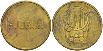 ЕВРОПА ЖЕТОН ND GUDRUN желтый металл 4544-942
