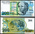 Бразилия 200 крузейро 1990 Pick 229 бумага UNC (пресс) 8588-23-2-2