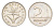 Венгрия 2 форинта 1995 KM 693 медно-никель UNC 4705-1155