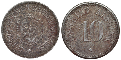 Германия, округ Айблинг 10 пфеннигов ND Бавария, нотгельд Funck 7.2 железо 4119-952