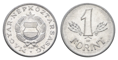 Венгрия 1 форинт 1988 BP KM 575 алюминий UNC 4668-418