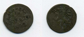 Гессен-Дармштадт 1 крейцер 1802 HD, Людвиг X (1790-1806) KM 257 серебро 36-521