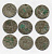 ПОЛЬША ЛОТ ИЗ 9 МОНЕТ В ПОЛТАРАК XVII век серебро M12-2-2