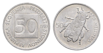 Словения 50 стотинов 1993 KM 3 алюминий UNC 4632-449