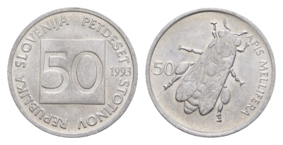 Словения 50 стотинов 1993 KM 3 алюминий UNC 4632-449