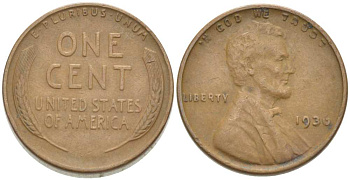 США 1 ЦЕНТ 1936 ЛИНКОЛЬН KM 132 бронза 218-768